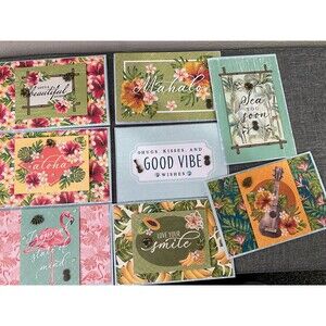 Tropical Oasis 8 Card Set / Limited Quantity Made / All Occasion Cards /